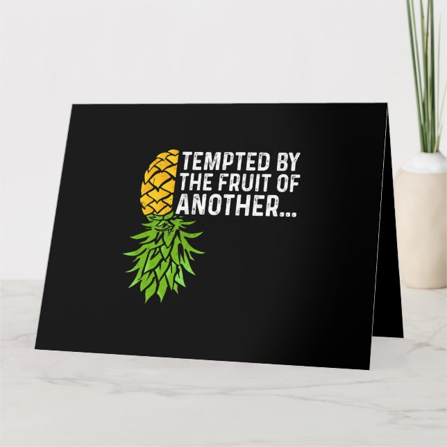 Tarjeta Tentado Por El Fruto De Otro Estilo De Vida De Los (Anverso)
