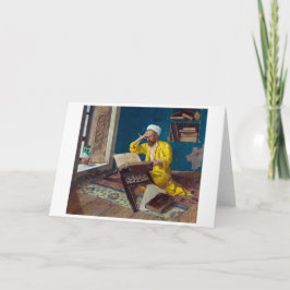 Tarjeta Teólogo islámico con Corán | Osman Hamdi Bey |