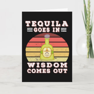 Tarjeta Tequila sale con sabiduría