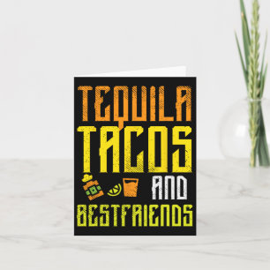 Tarjeta Tequila Tacos Bestfriend Funny Cinco De Mayo Drin