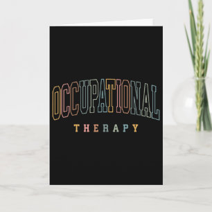 Tarjeta Terapeuta de Terapia Ocupacional Ot Profesor Sped 
