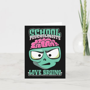 Tarjeta Terapeuta Escolar Psicólogo De Regreso A La Escuel