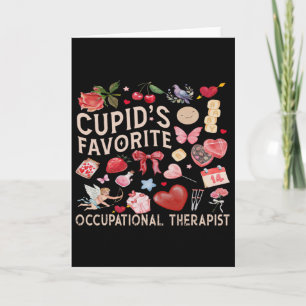 Tarjeta Terapeuta ocupacional favorito de Cupido