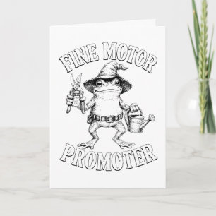 Tarjeta Terapeuta Ocupacional Promotor del Motor Fino Dive