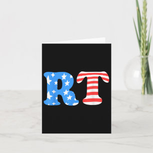 Tarjeta Terapeuta respiratorio Día de la Bandera Americana
