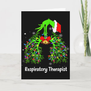 Tarjeta Terapeuta Respiratorio Istant Rt Care Xmas Terapia