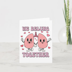 Tarjeta Terapeuta Respiratorio Retro Rt San Valentín Perte