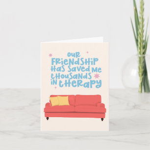Tarjeta Terapia de amistad