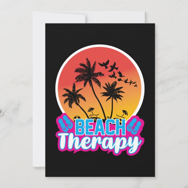 Tarjeta Terapia de playa (Anverso)