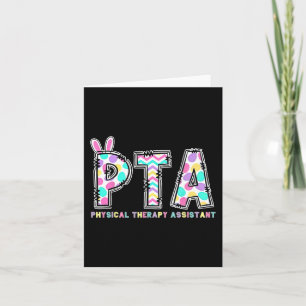 Tarjeta Terapia Física Pta Terapia De Pascua De Pascua Par