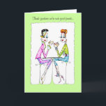 Tarjeta Terapia Girlfriend<br><div class="desc">¡personalizar esta carta para ser un cumpleaños, amistad o sentimiento de afrontamiento! Y en realidad, cuando se trata de quitarnos las cosas del pecho, ¡quién puede pegarle a una novia por una taza de café, té o botella de vino! (¡Tee hee!)</div>