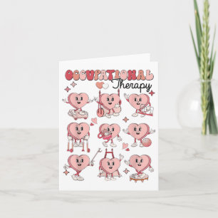 Tarjeta Terapia Ocupacional Caramelo Corazón Dulce San Val