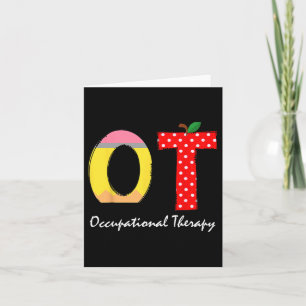 Tarjeta Terapia Ocupacional Pediátrica De Vuelta A La Escu