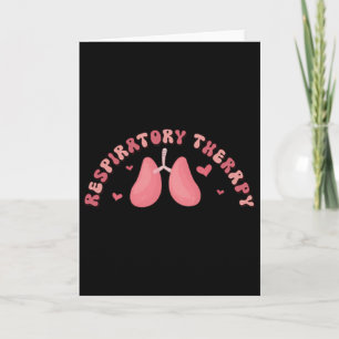 Tarjeta Terapia Respiratoria de San Valentín Enfermera Rt 