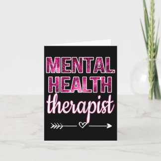 Tarjeta Terapia Terapia de Salud Mental Consejera
