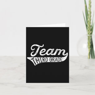 Tarjeta Tercer Grado De Equipo - Maestra Estudiantil Pasa