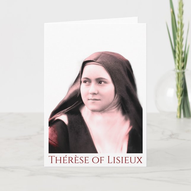 Tarjeta Teresa de Lisieux (c. 1890s) (Anverso)
