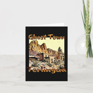 Tarjeta Terlingua Ciudad Fantasma Texas Una Fiesta Única