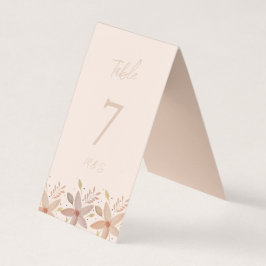 Tarjeta Terracota Elegante Rubor Acuarela Personalizada