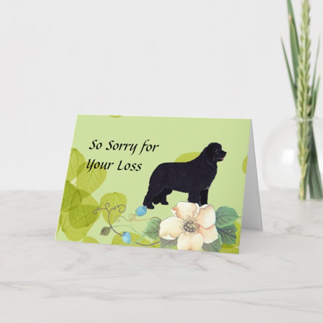 Tarjeta Terranova - Diseño de hojas verdes (Anverso)