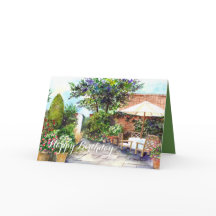 Terraza de la casa señorial