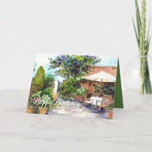 Tarjeta Terraza de la casa señorial