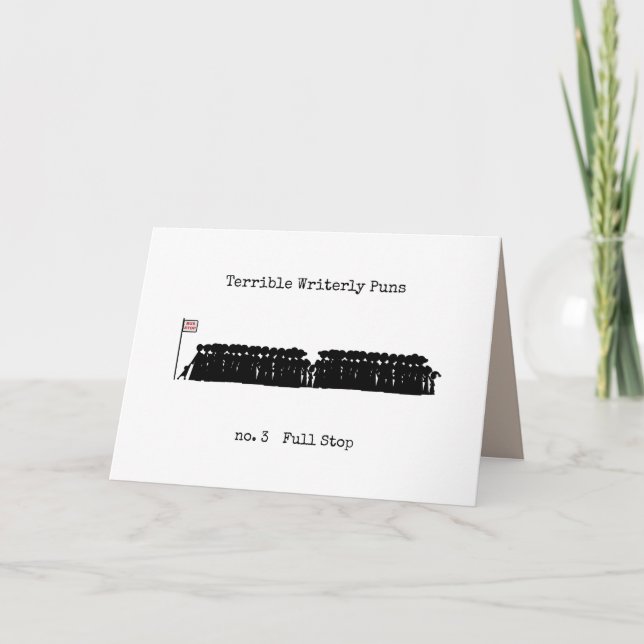 Tarjeta Terribles errores literarios (Anverso)