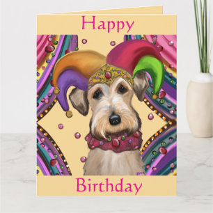 TARJETA TERRIER AIREDALE