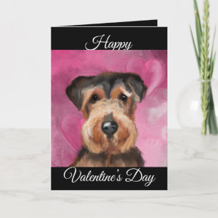 TARJETA TERRIER AIREDALE