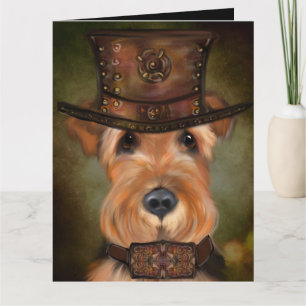 TARJETA TERRIER AIREDALE