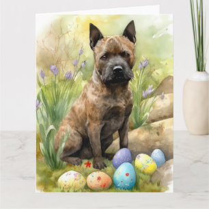 Tarjeta Terrier de la Bahía de Chesapeake con vacaciones d