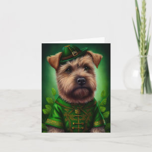 Tarjeta Terrier de la Bahía de Chesapeake con vestido del 