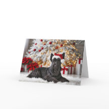 Terrier escocés de Navidad