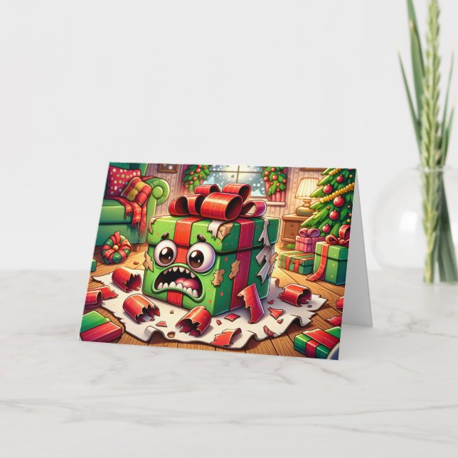 Tarjeta Terror sin envolver: La sorpresa dentro (Anverso)