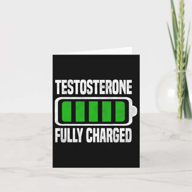 Tarjeta Testosterona (Anverso)
