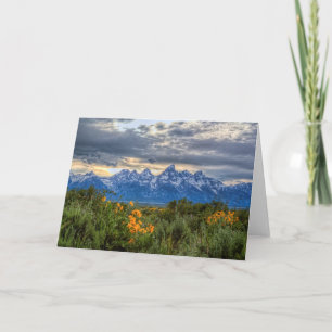 Tarjeta Tetons magnífico
