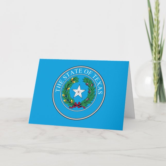 Tarjeta Texan Seal, Seal of Texas (Anverso)
