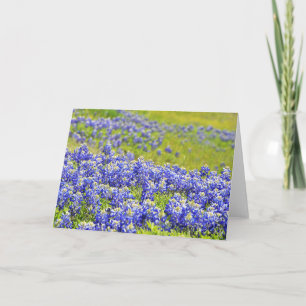Tarjeta Texas Bluebonnets Scripture Card 1 Timothy 1:14