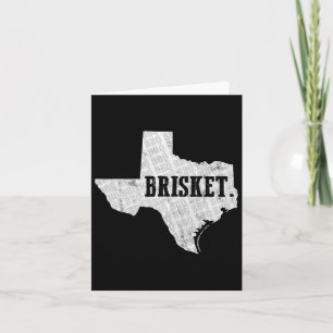 Tarjeta Texas Brisket Bbq Y Pitmaster Tee