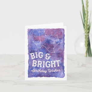 Tarjeta Texas Constellation Big and Bright Birthday