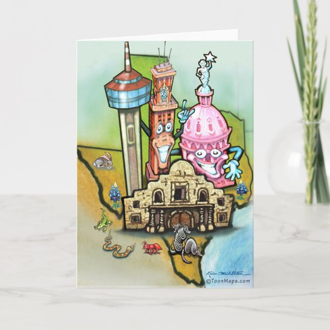 Tarjeta Texas Hill Country Card (Anverso)