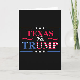 Tarjeta Texas por Trump - Vota republicano pro-trump