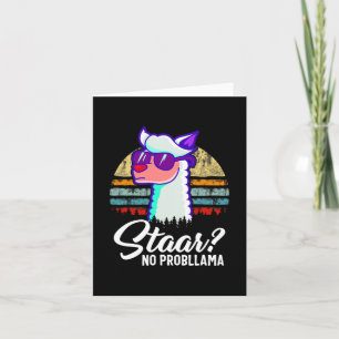 Tarjeta Texas State Test Day Llama Alpaca Para Estudiantes