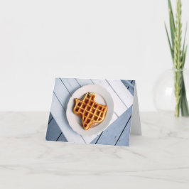 Tarjeta Texas Waffle Notecard