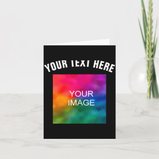 Tarjeta Text Upload Photo Template Boys Kids Modern _1