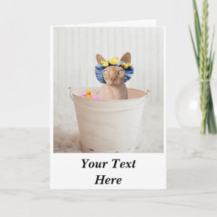 Tarjeta Texto de Foto Personalizado Simple