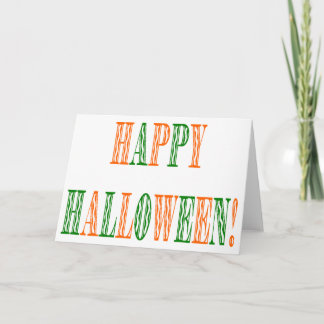 Tarjeta Texto del Festival de Halloween