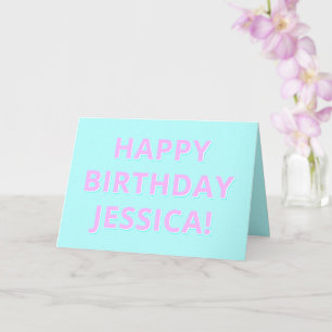 Tarjeta Texto personalizable Feliz Cumpleaños a cualquier 