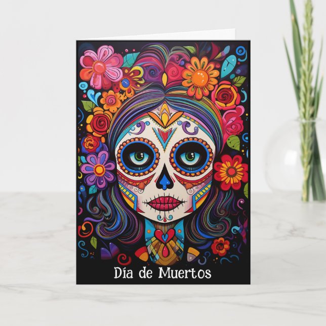 Tarjeta Texto personalizado 💀 La Calavera Catrina (Anverso)