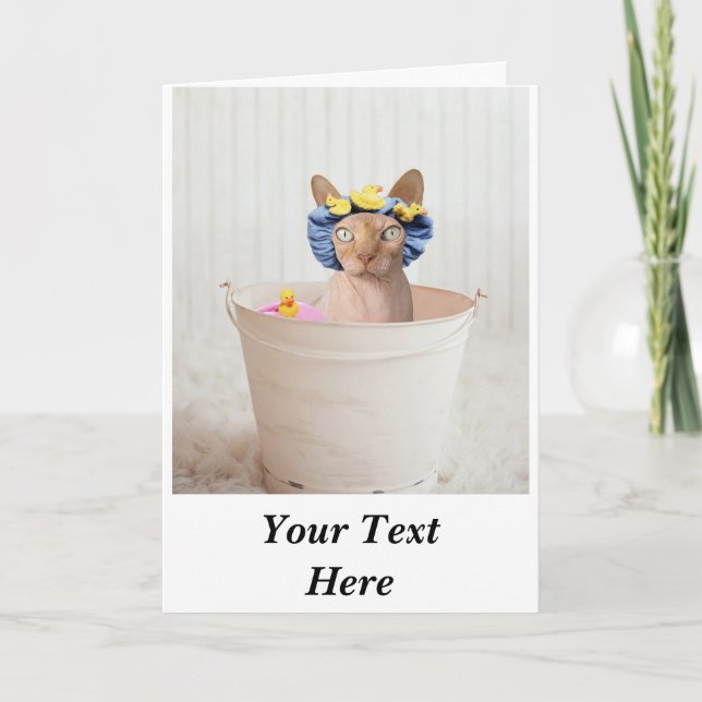 Tarjeta Texto simple de foto Personalizado personalizado (Anverso)